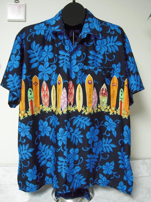 hawaiian shirts with surfboards